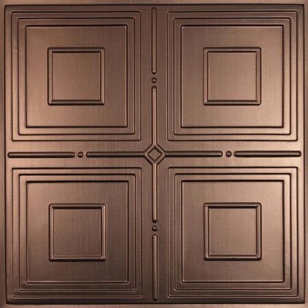 Ceilume Jackson 2ft x 2ft Bronze Ceiling Tile V3-JACK-22BBR
